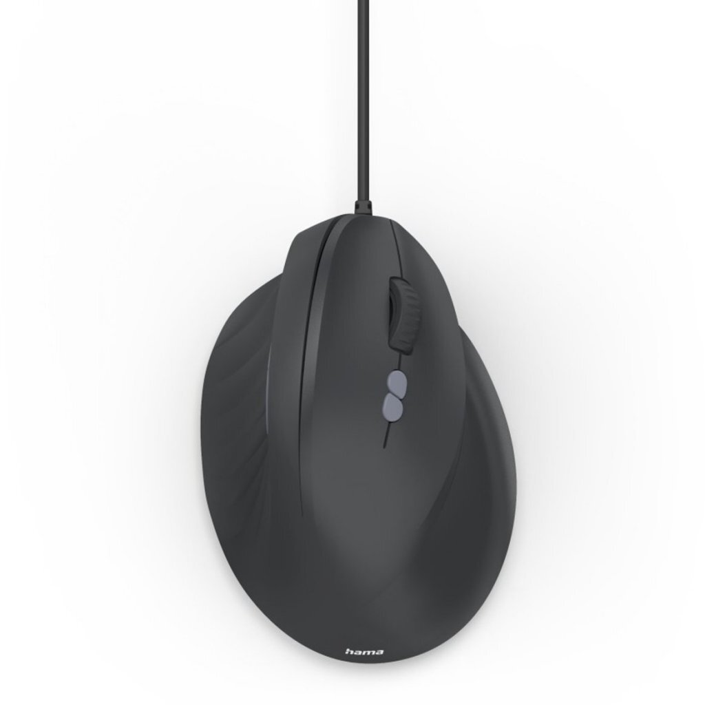 Hama Ecm-500R Ergonomische Verticale Muis Met 7 Knoppen Zwart
