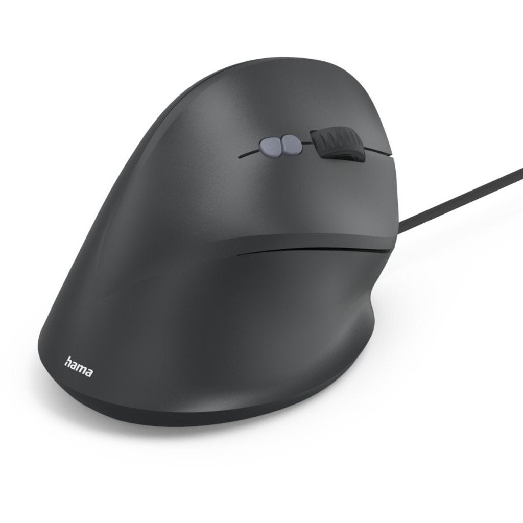 Hama Ecm-500R Ergonomische Verticale Muis Met 7 Knoppen Zwart