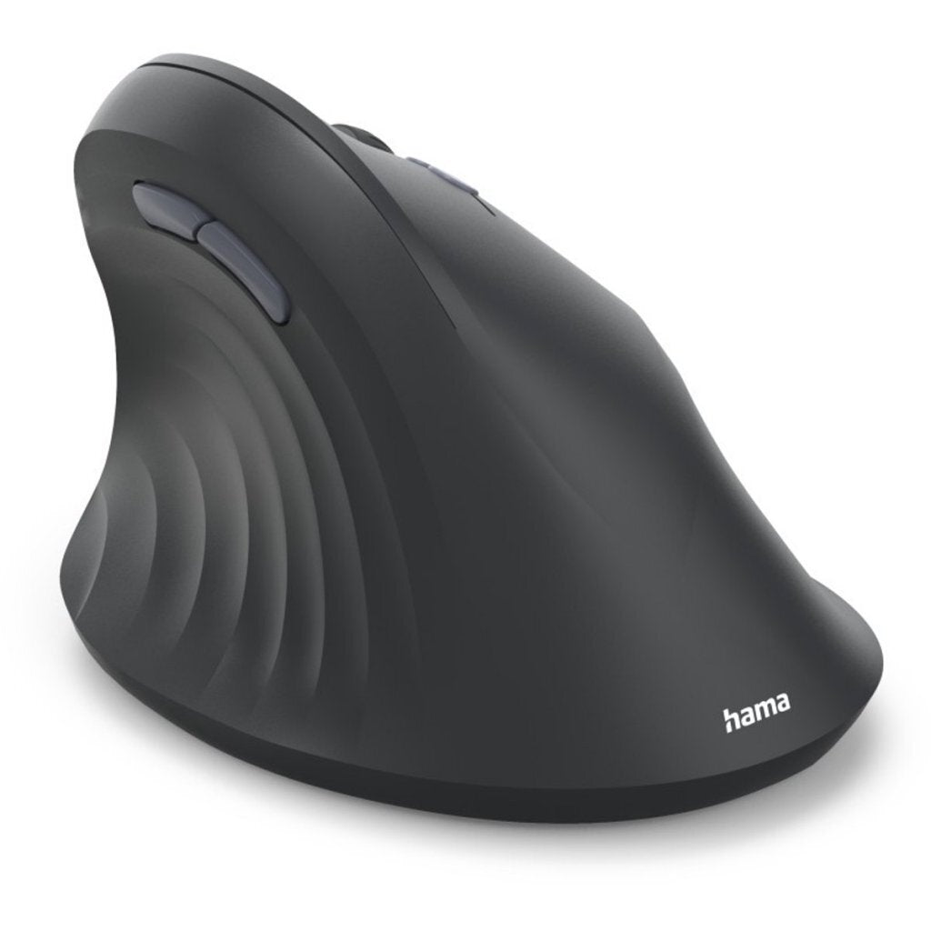 Hama Ewm-600R Draadloze Ergonomische Verticale Muis Met 8 Knoppen Zwart