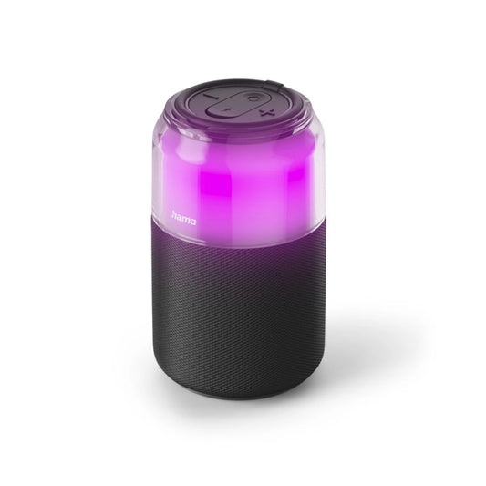 Hama Bluetooth Can Speaker 5W + Led-Verlichting Zwart
