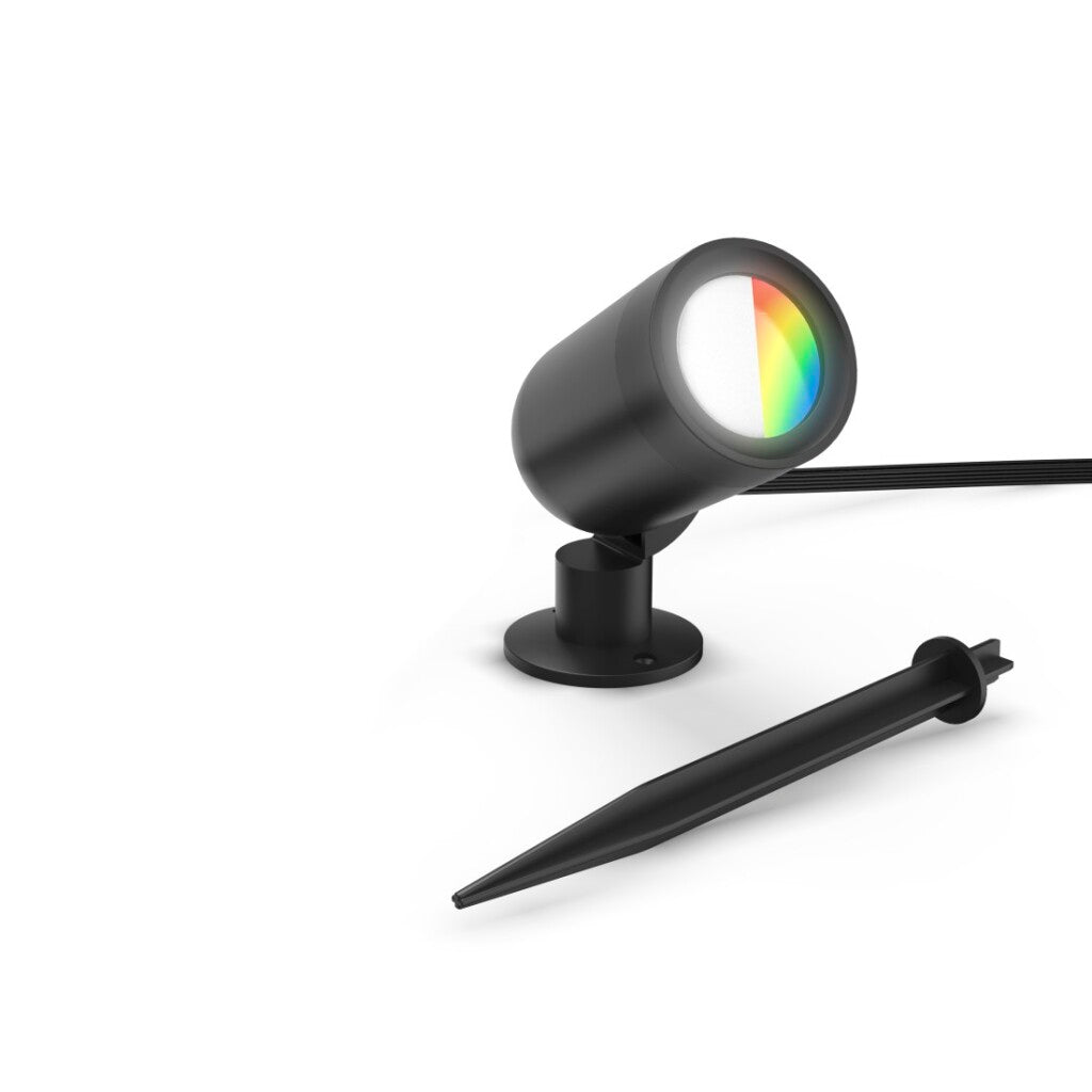Hama Tuinlamp Wifi Uitbreiding Voor Tuinspot + Bodempen Ip65 Zwart