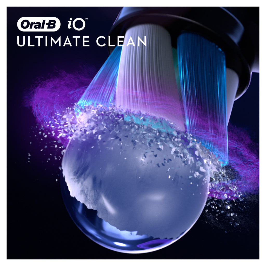 Oral-B Io Ultimate Clean Opzetborstels 4 Stuks Zwart