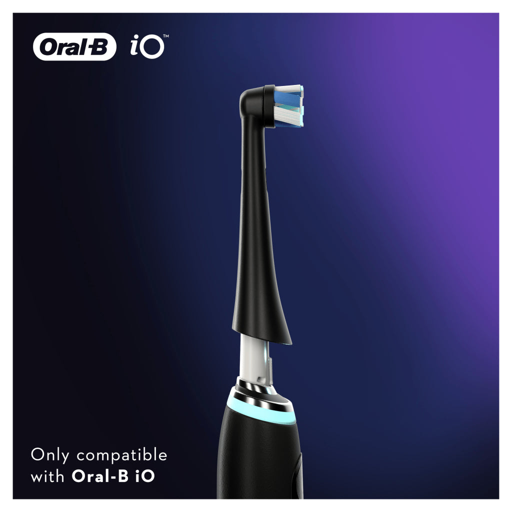 Oral-B Io Ultimate Clean Opzetborstels 4 Stuks Zwart