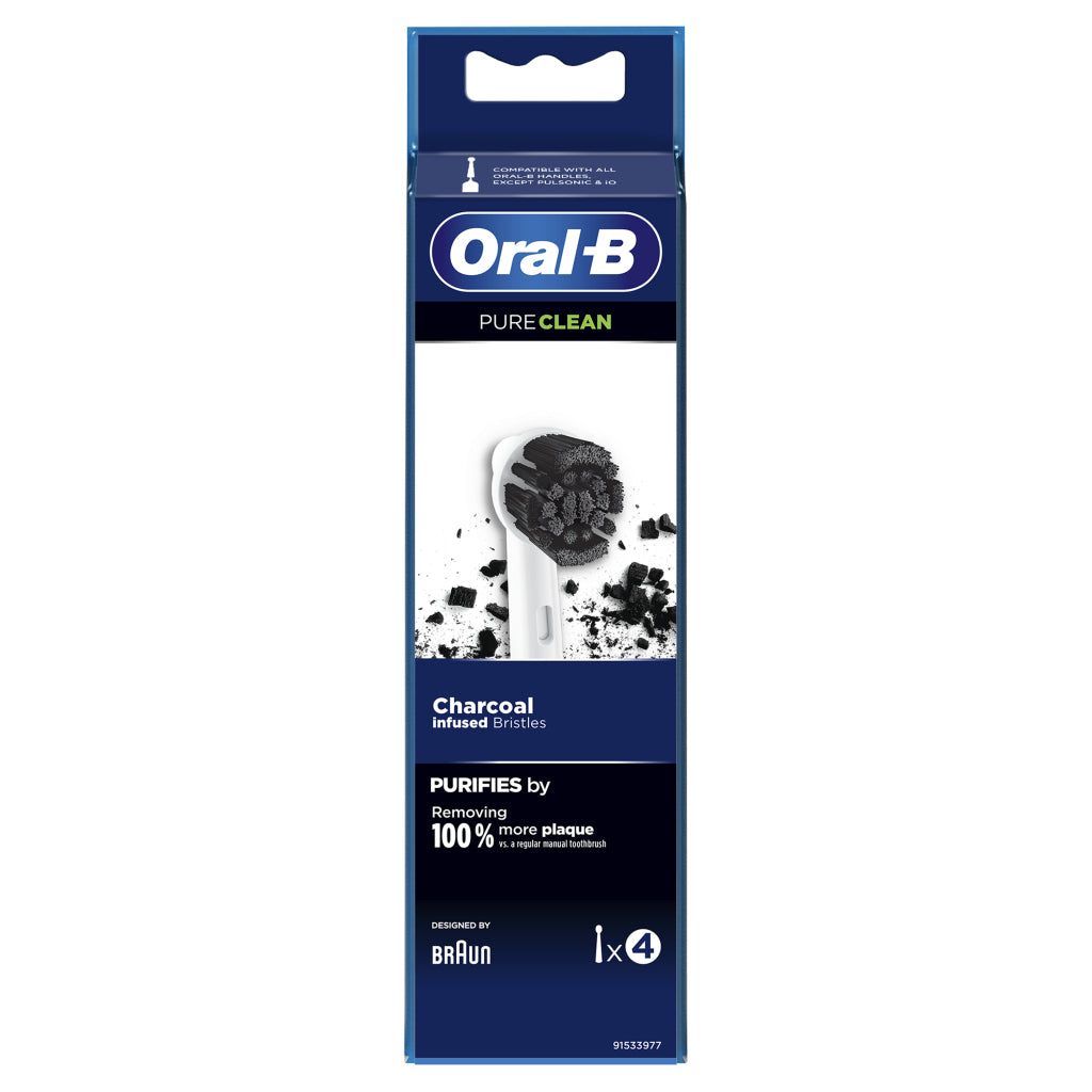 Oral-B Pure Clean Eb20Ch Opzetborstels 4 Stuks