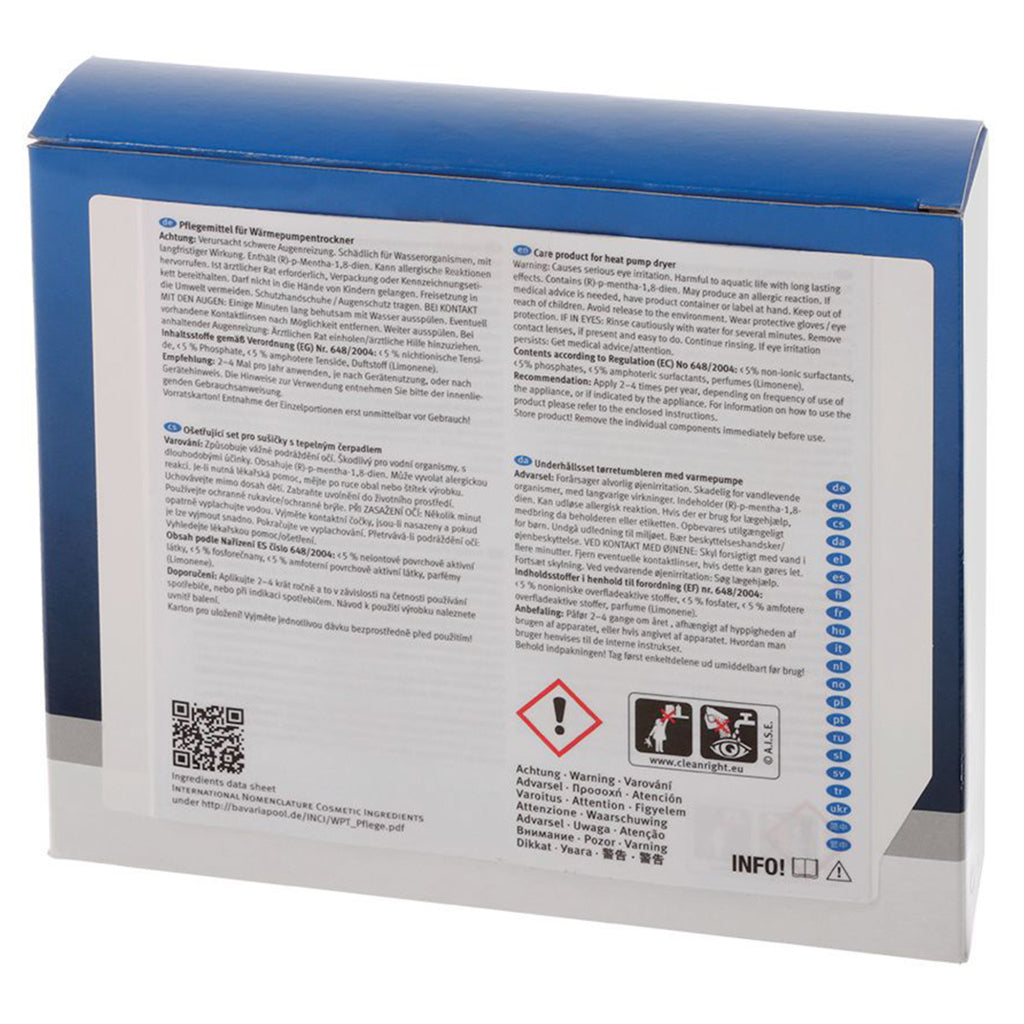 Bosch Siemens Verzorgingsset Voor Wasdrogers 4X125 Ml