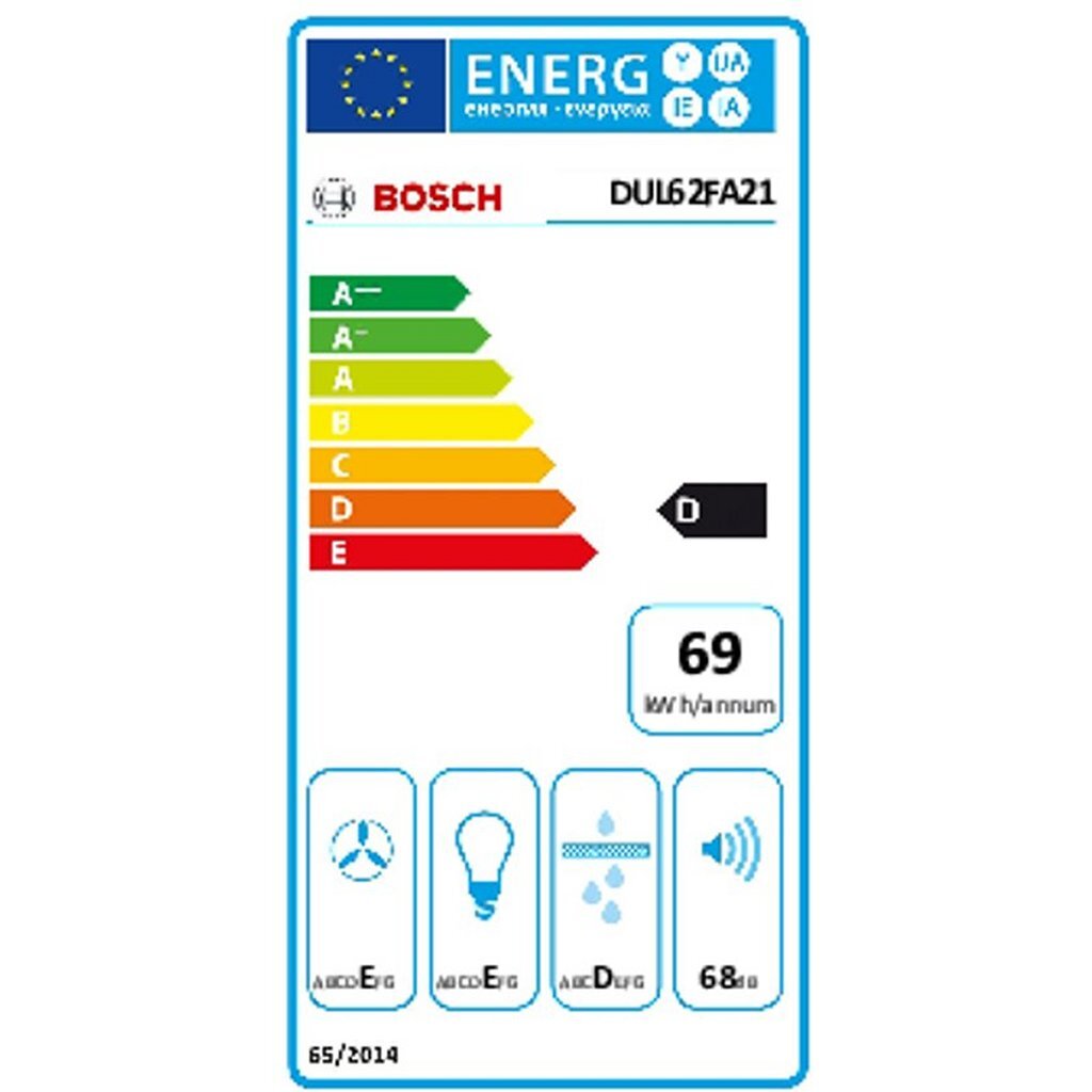 Bosch Dul62Fa21 Afzuigkap Onderbouw Wit