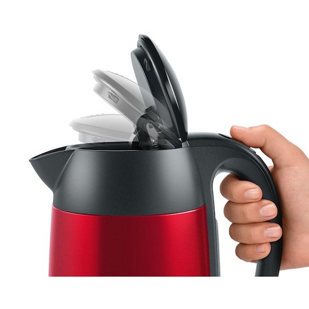 Bosch Twk3P424 Waterkoker 1.7L 2400W Rood/Zwart