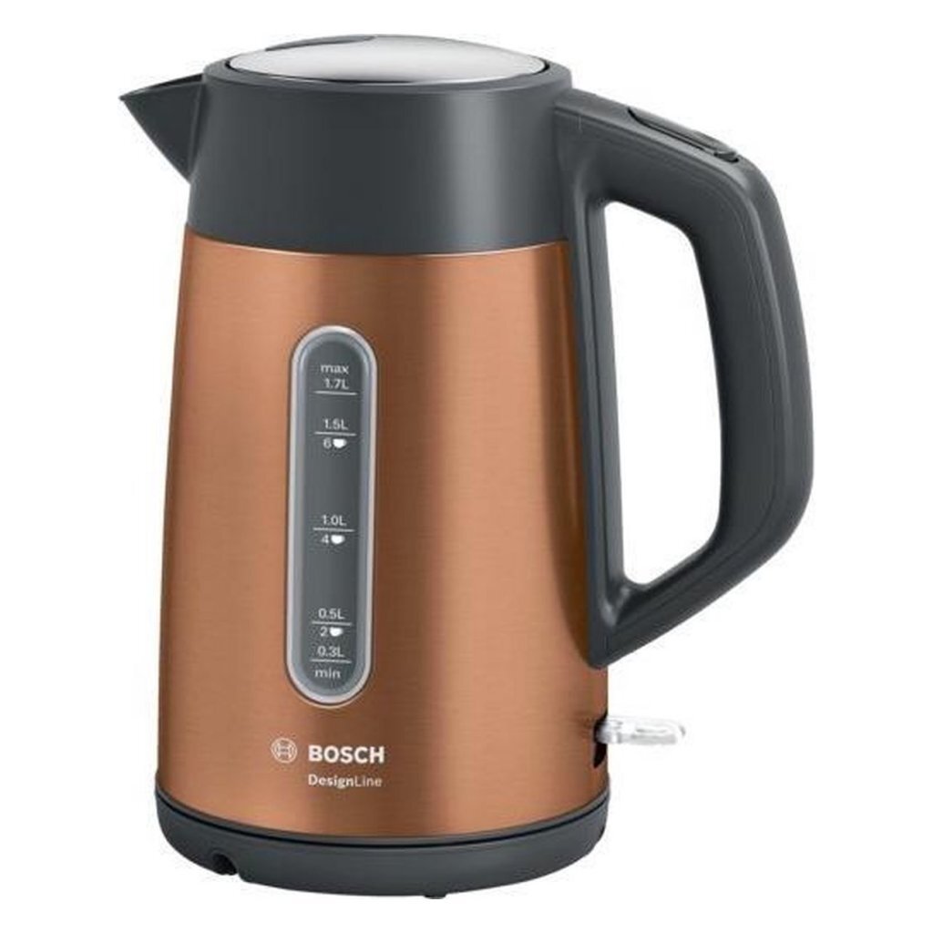 Bosch Twk4P439 Designline Waterkoker 1.7L 2400W Koper/Zwart