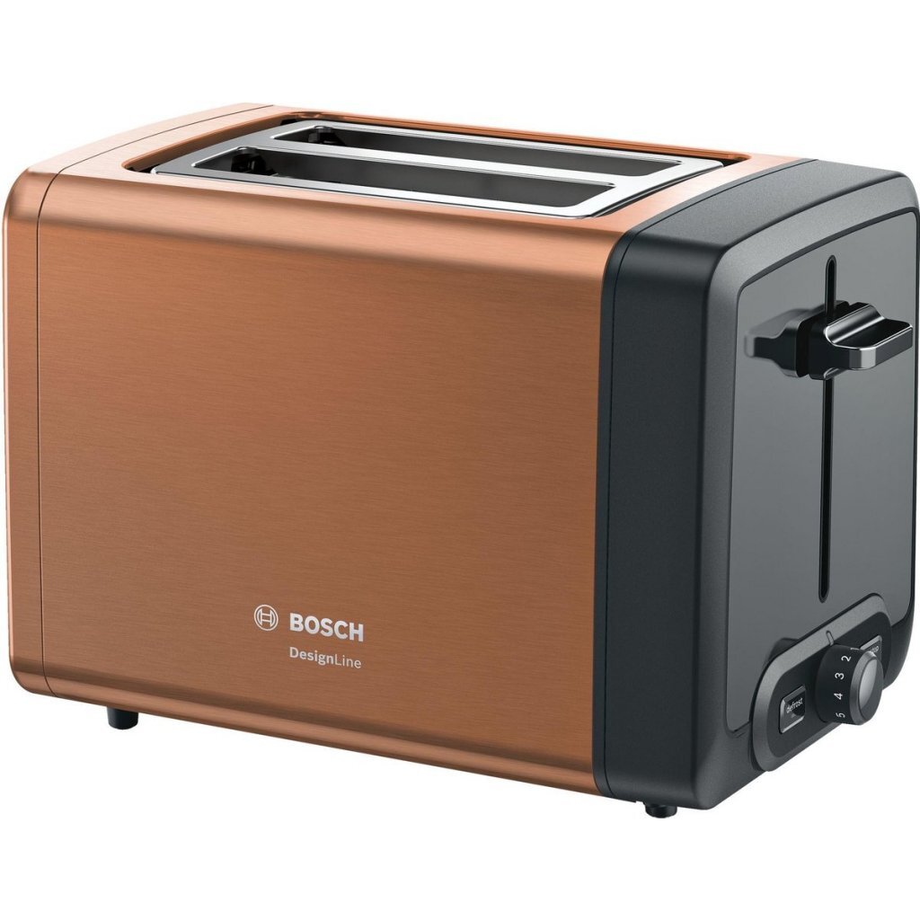 Bosch Tat4P429 Designline Broodrooster Koper/Zwart