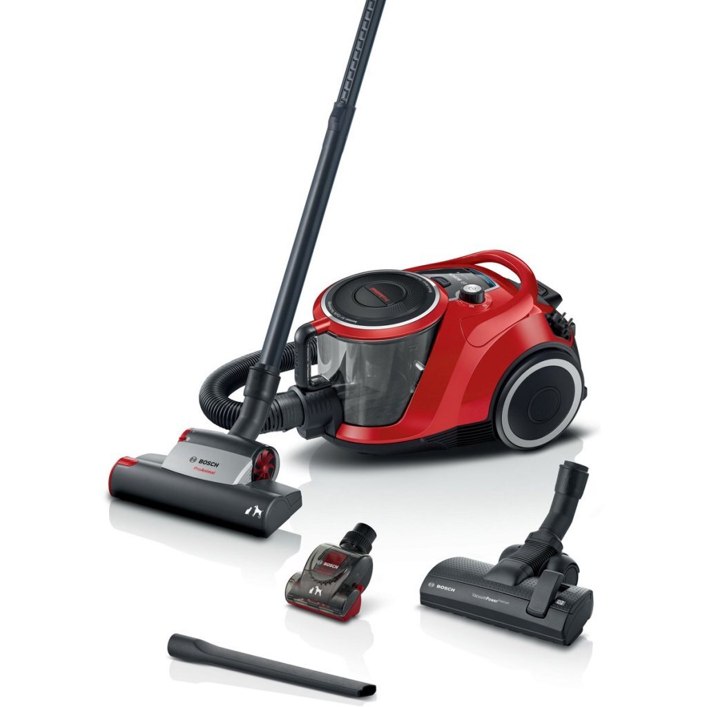 Bosch Bgc41Pet Pro Animal Stofzuiger 750W Rood/Zwart