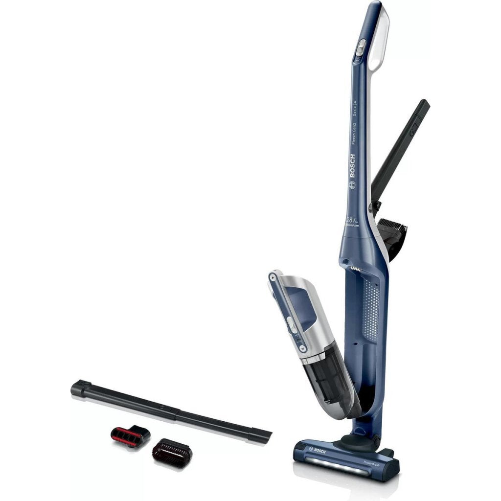 Bosch Bch3K2851 Serie 4 Accu Steelstofzuiger Blauw/Zilver
