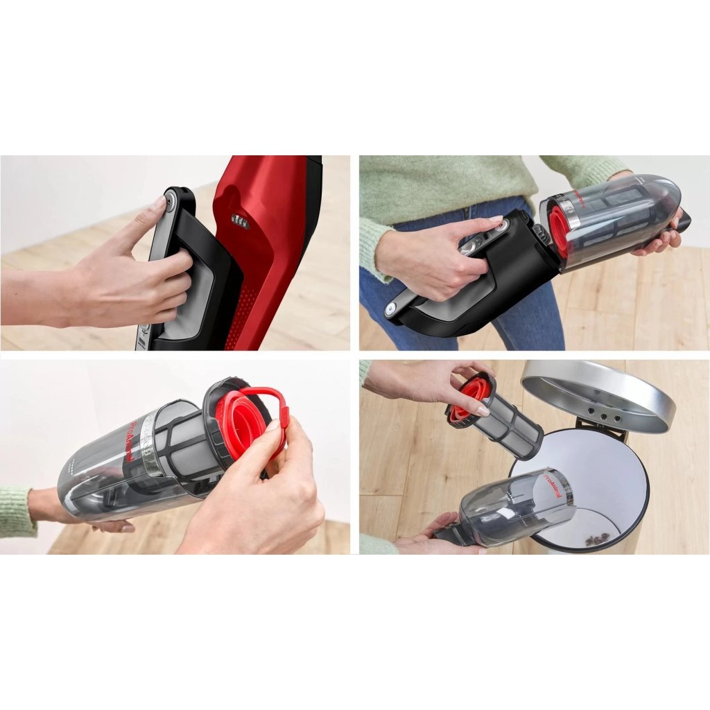 Bosch Bbh3Zoo28 Steelstofzuiger Rood