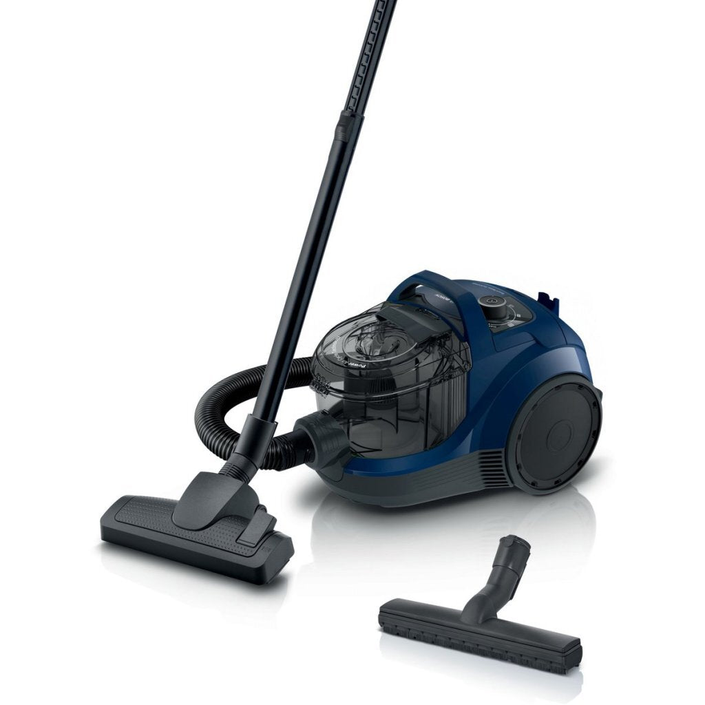 Bosch Bgs21X320 Stofzuiger Zonder Zak 550W Blauw/Zwart