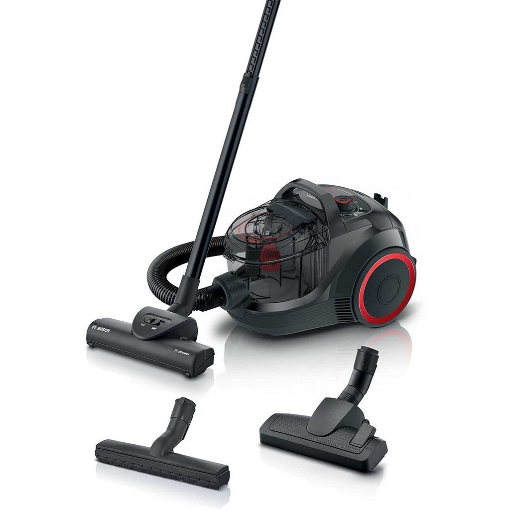 Bosch Bgs21Pow2 Propower Serie 4 Stofzuiger 2L 750W Zwart/Rood