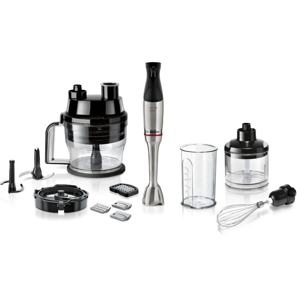 Bosch Msm6M8X1 Ergomaster Serie 6 Staafmixer Set Rvs/Zwart