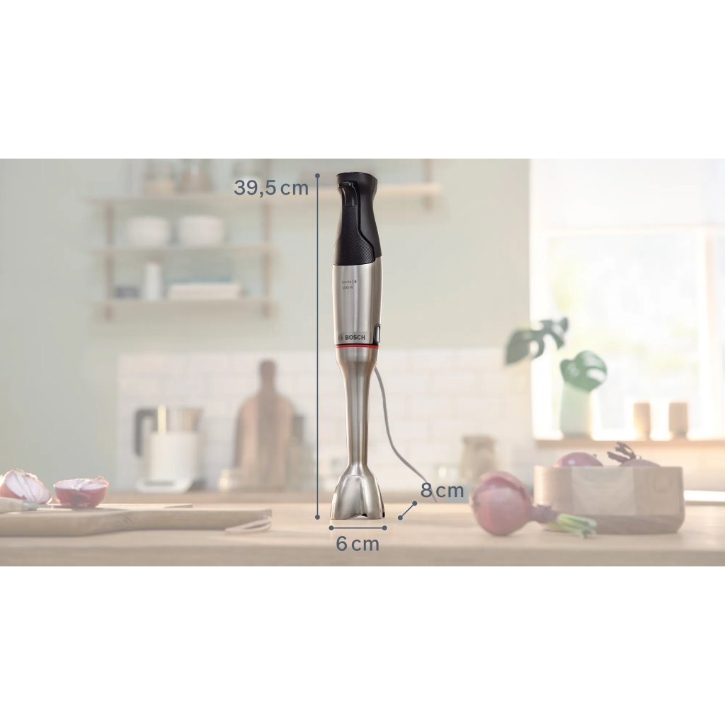 Bosch Msm6M8X1 Ergomaster Serie 6 Staafmixer Set Rvs/Zwart