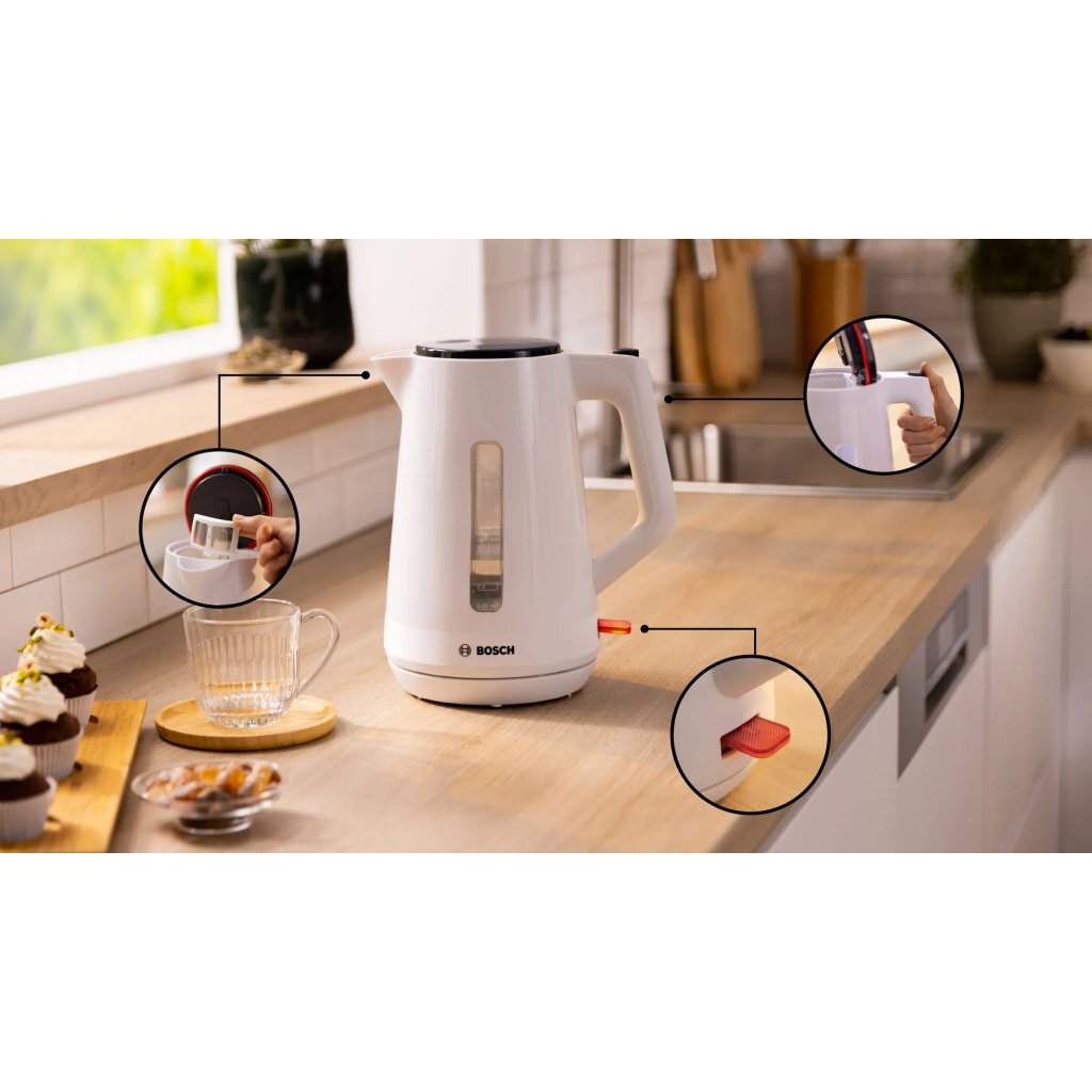 Bosch Twk2M161 Mymoment Waterkoker 1.7L 2400W Wit