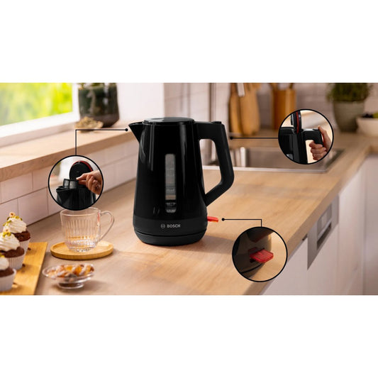 Bosch Twk1M123 Mymoment Waterkoker 1.7L 2400W Zwart