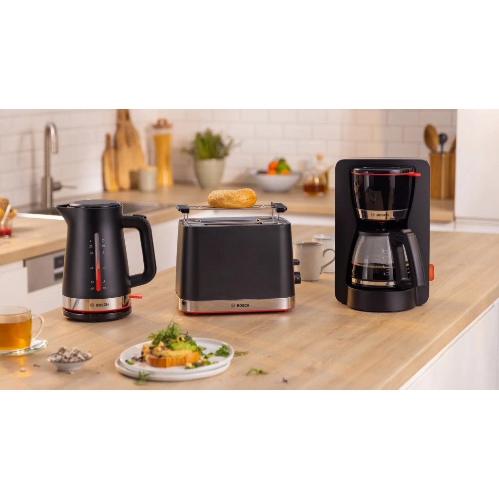 Bosch Twk4M223 Mymoment Waterkoker 1.7L 2400W Zwart/Rvs