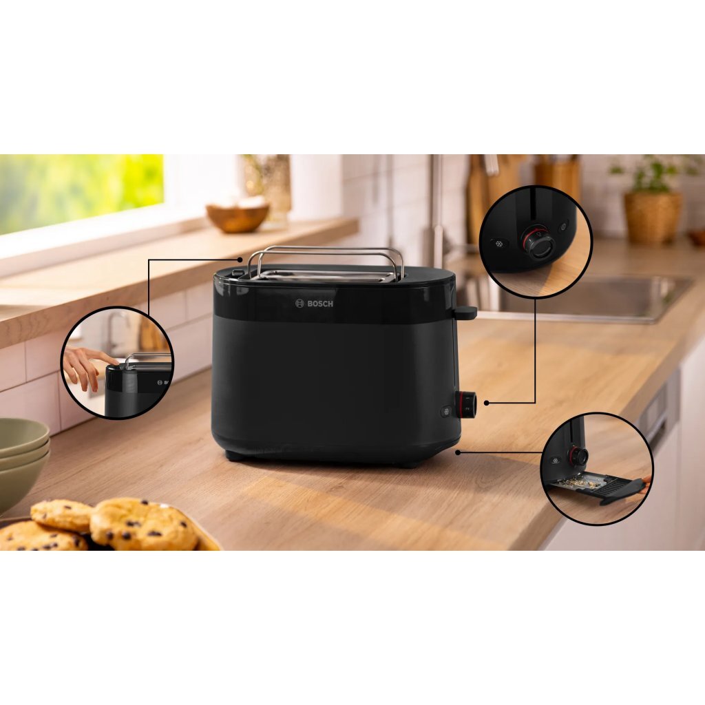 Bosch Tat2M123 Mymoment Broodrooster Zwart