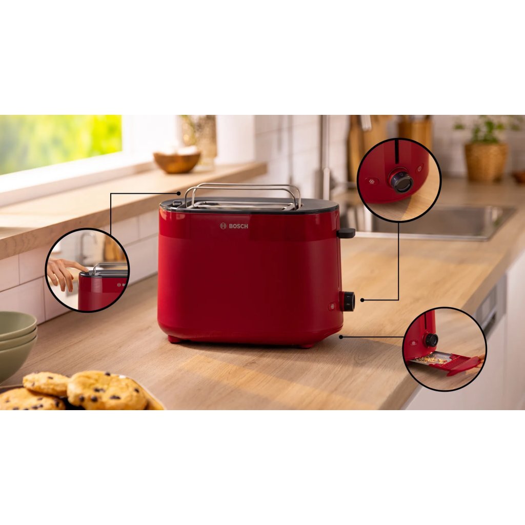Bosch Tat2M124 Mymoment Broodrooster Rood