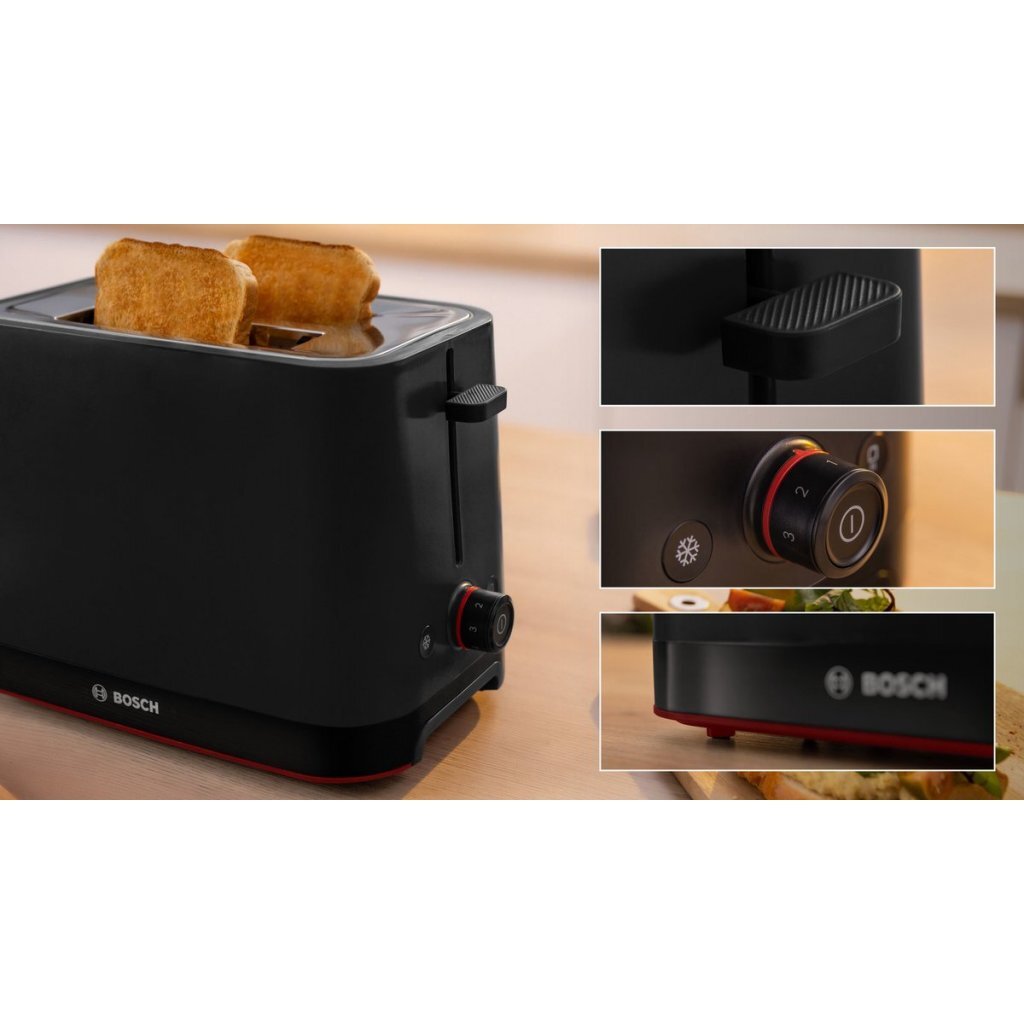 Bosch Tat3M123 Mymoment Broodrooster Zwart