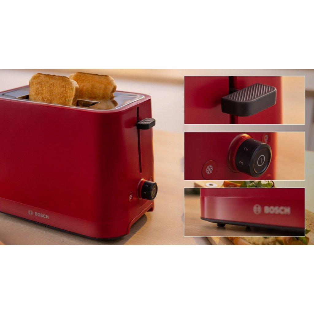 Bosch Tat3M124 Mymoment Broodrooster Rood