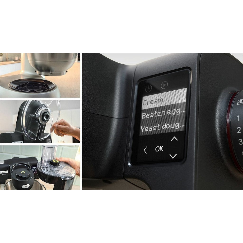 Bosch Mums6Zs34 Keukenmachine Zwart/Zilver