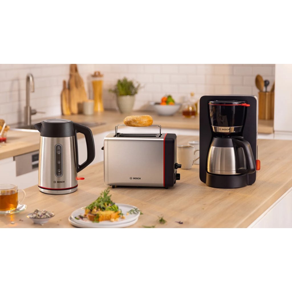 Bosch Twk5M440 Mymoment Waterkoker 1.7L 2400L Rvs/Zwart