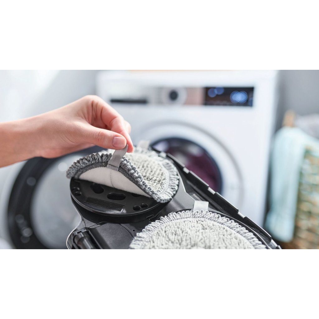 Bosch Unlimited 7 Prohygienic Aqua Dweilpads 2 Stuks Grijs