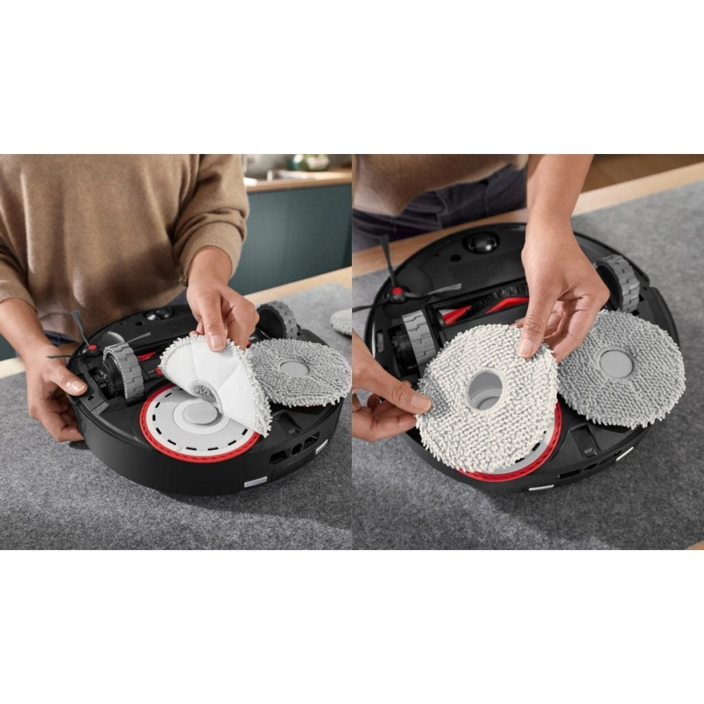 Bosch Bhzrmp3 Roterende Dweilpads Voor Robotstofzuiger 2 Stuks Grijs