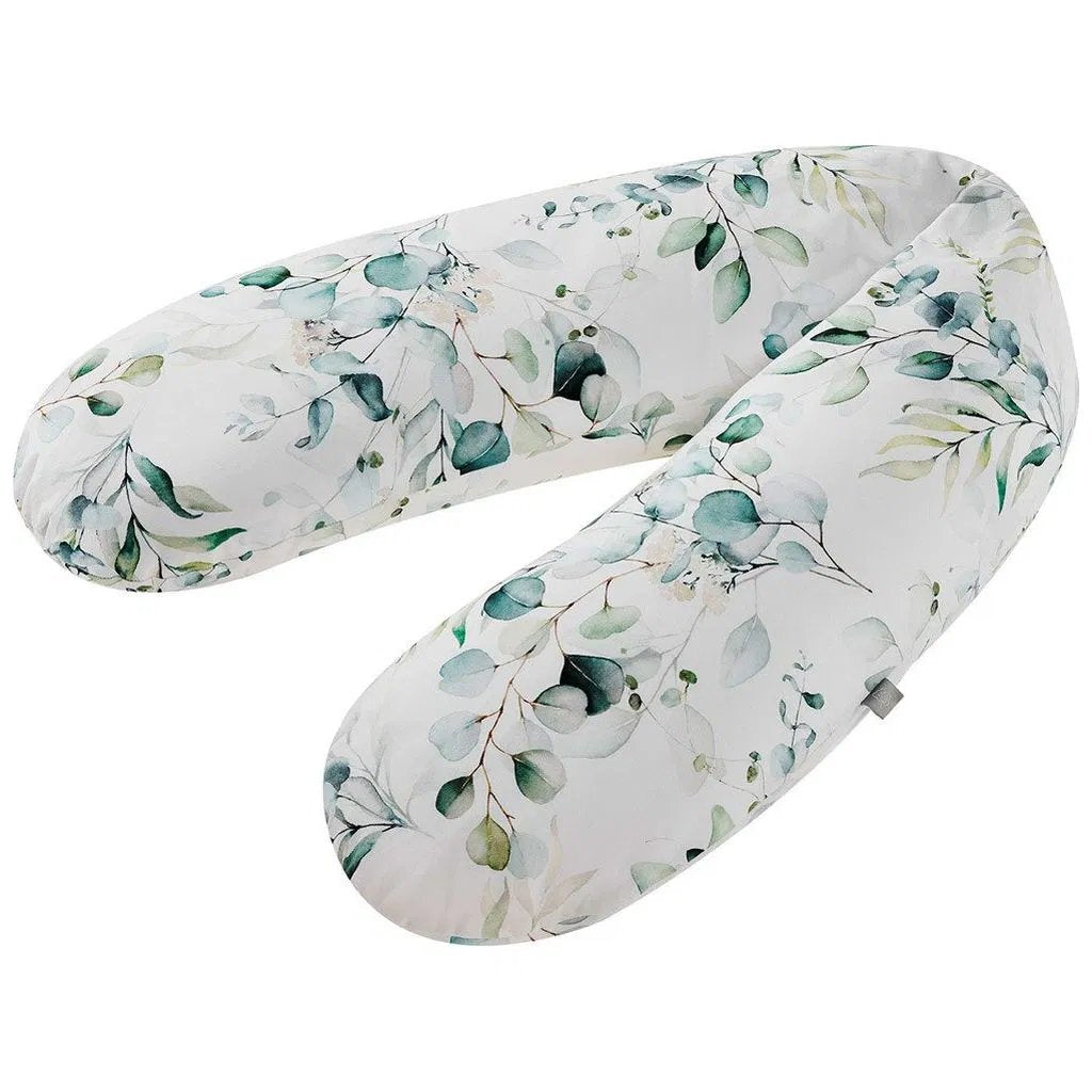 Rotho Voedingskussen Bladeren Motief 190X35 Cm Groen/Wit