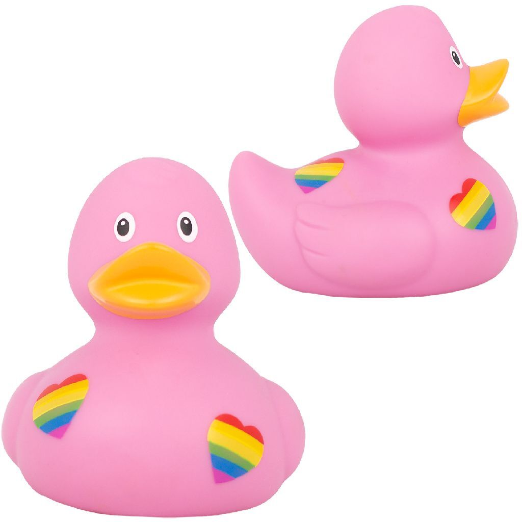 Lilalu Kleurrijke Badeend