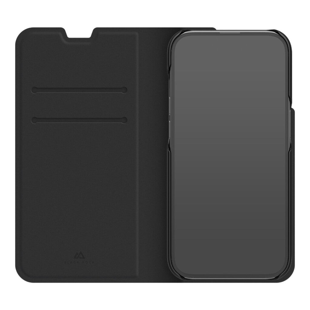 Black Rock Classic Booklet Voor Apple Iphone 14 Pro Zwart
