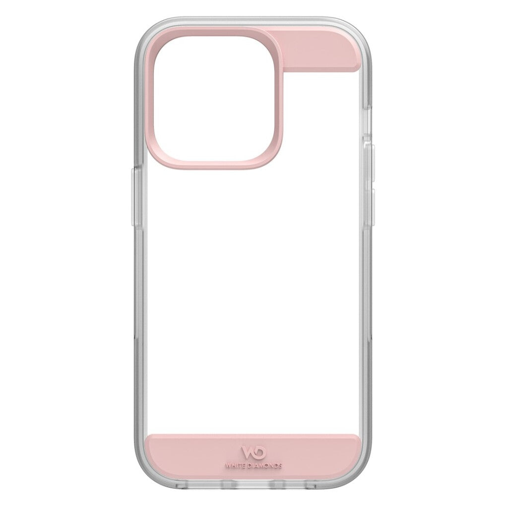 White Diamonds Air Protection Cover Voor Apple Iphone 14 Pro Rose Gold