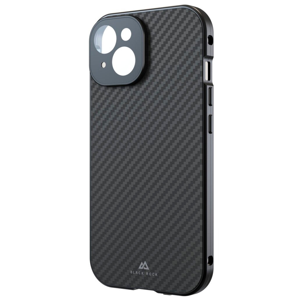 Black Rock 360 Glas Cover Voor Apple Iphone 15 Real Carbon