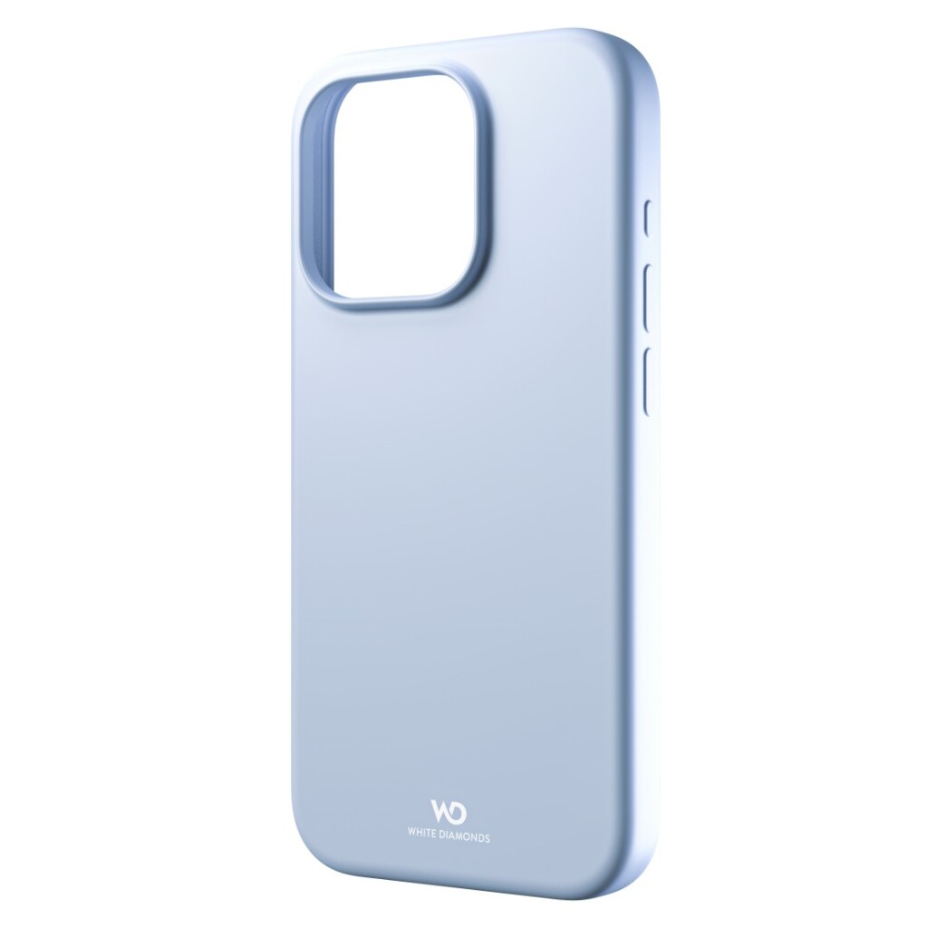 White Diamonds Mag Urban Case Cover Voor Apple Iphone 15 Pro Lichtblauw