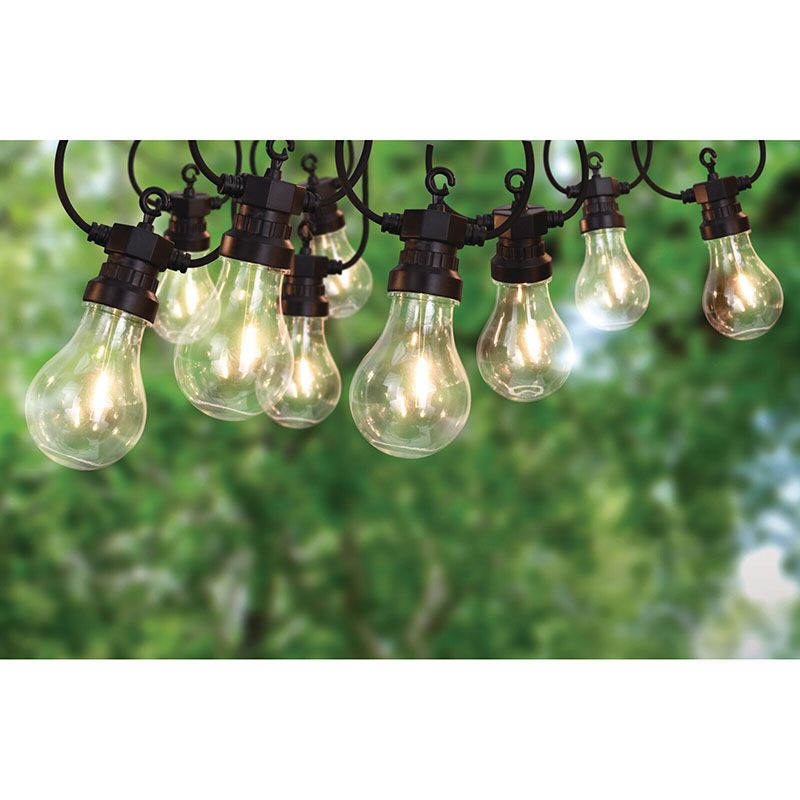 Lichtsnoer Met 10 Led Filament - Diameter 6Cm