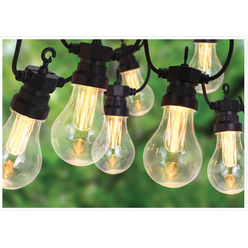 Lichtsnoer Met 10 Led Reflector Lampen - Voor Buiten