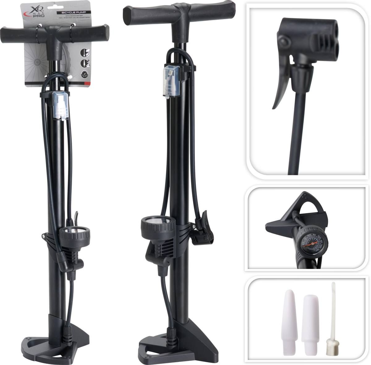 Xq Max Fietspomp Staand Met Manometer