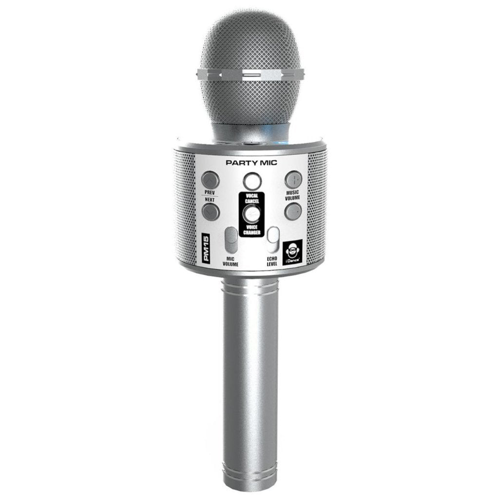 Idance Bluetooth Microfoon Zilver