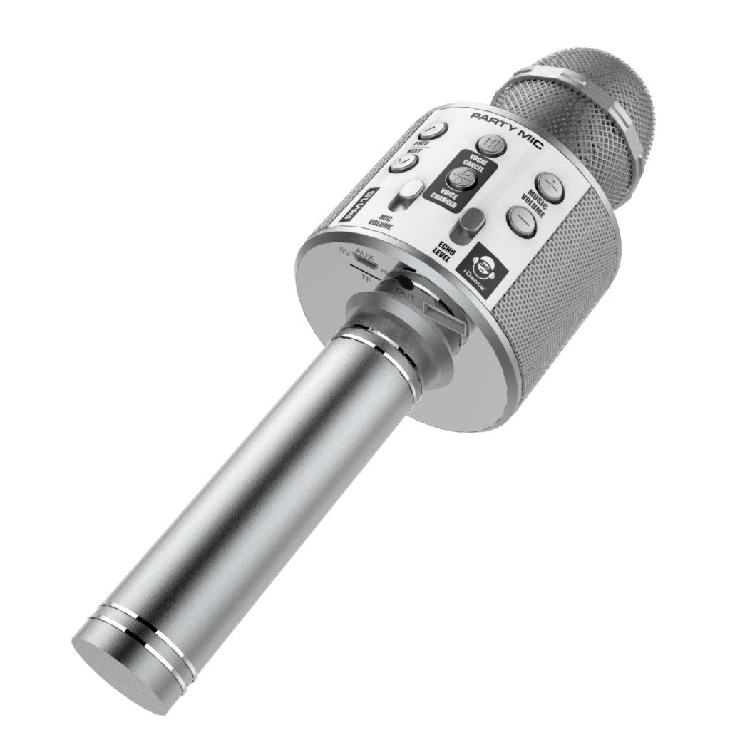 Idance Bluetooth Microfoon Zilver