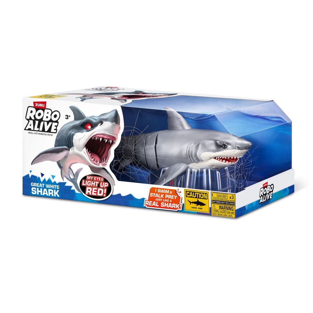 Zuru Robo Alive Haai + Licht 40 Cm