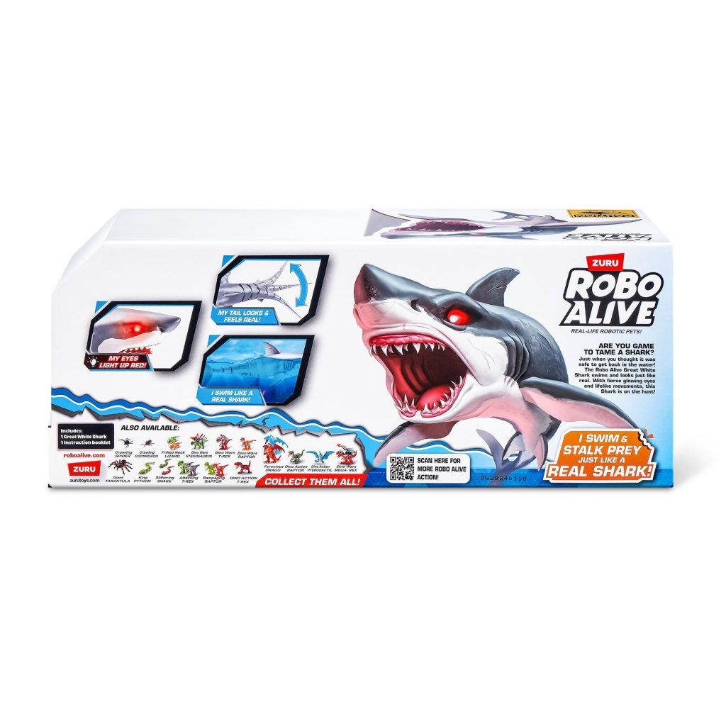 Zuru Robo Alive Haai + Licht 40 Cm