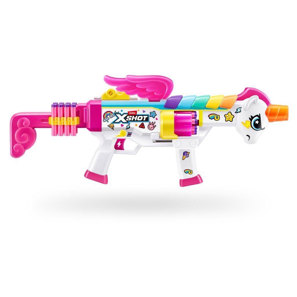 Zuru X-Shot Blastercorn Rizz Master + 24 Darts + Licht
