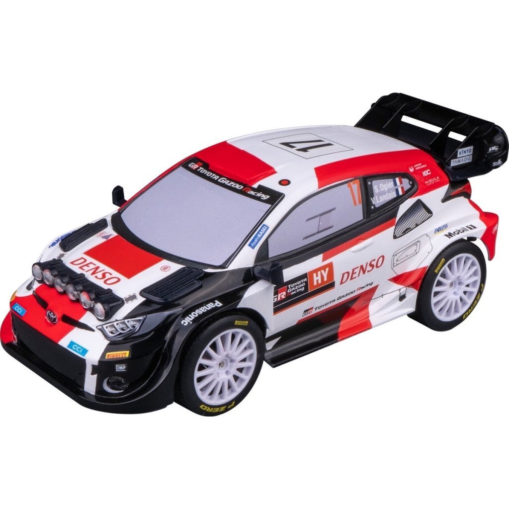 Nikko Rc Rally Toyota Gazoo 1:18 + Licht Zwart/Wit/Rood