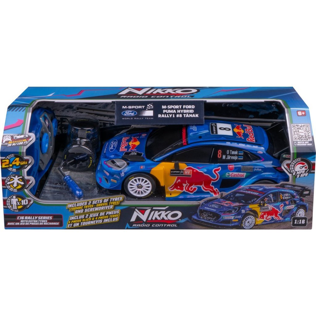 Nikko Rc Rally M-Sport Ford Puma #8 Tanak 1:16
