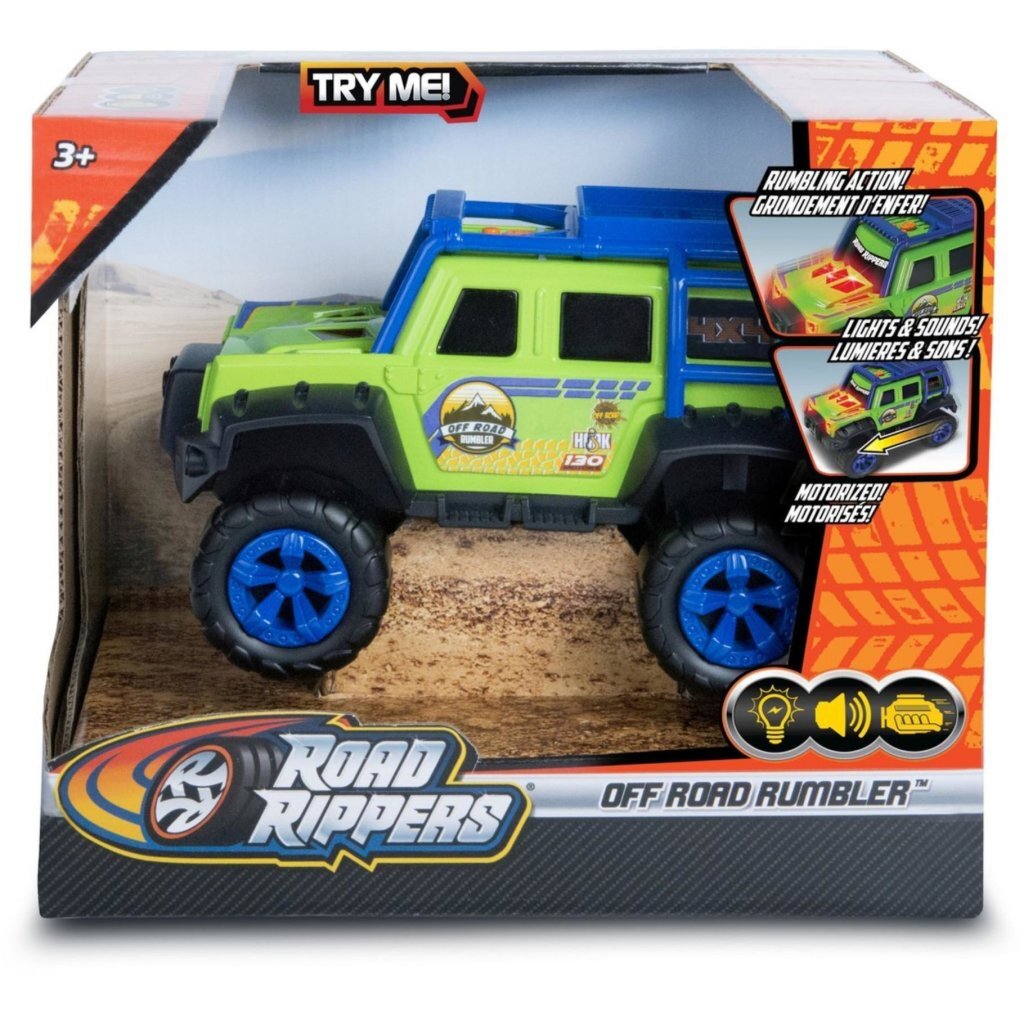 Nikko Road Rippers Off Road Rumbler Forest Green + Licht En Geluid