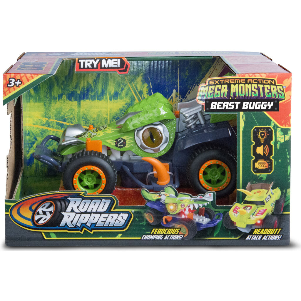Road Rippers Extreme Action Monsterbuggy + Licht En Geluid