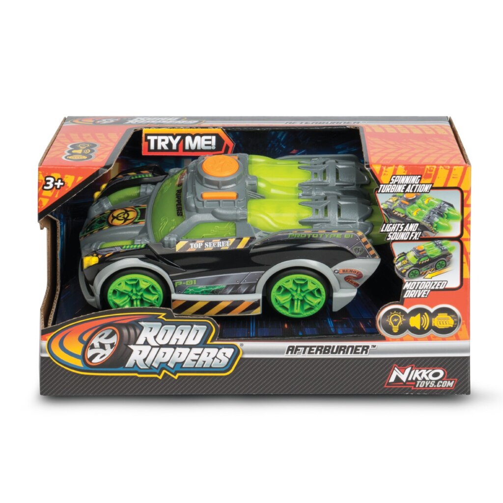 Road Rippers Afterburner + Licht En Geluid Groen
